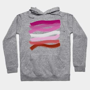 Pride Paint Lesbian 2 Hoodie